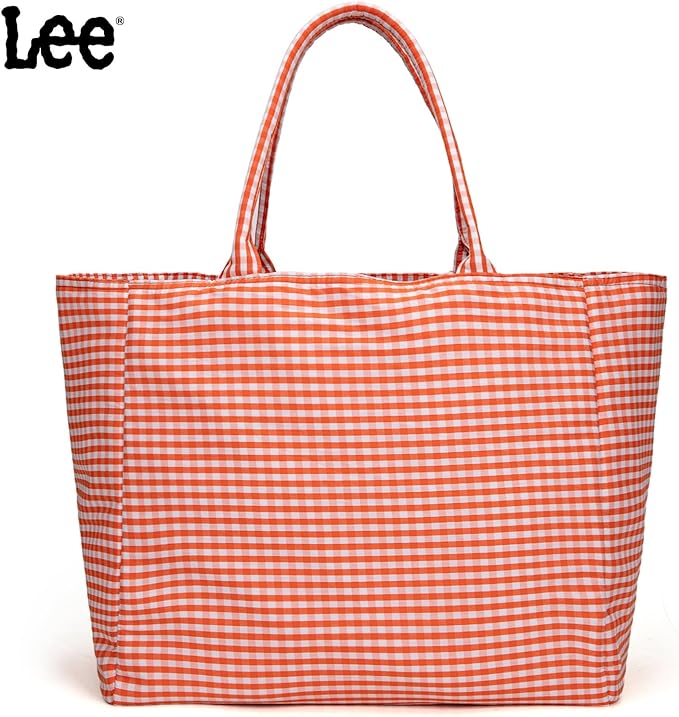 Montana West x Lee Extra Large Soft Cotton Tote Bag for Women Thick Lightweight Shoulder Bag Reusable Grocery Bag
