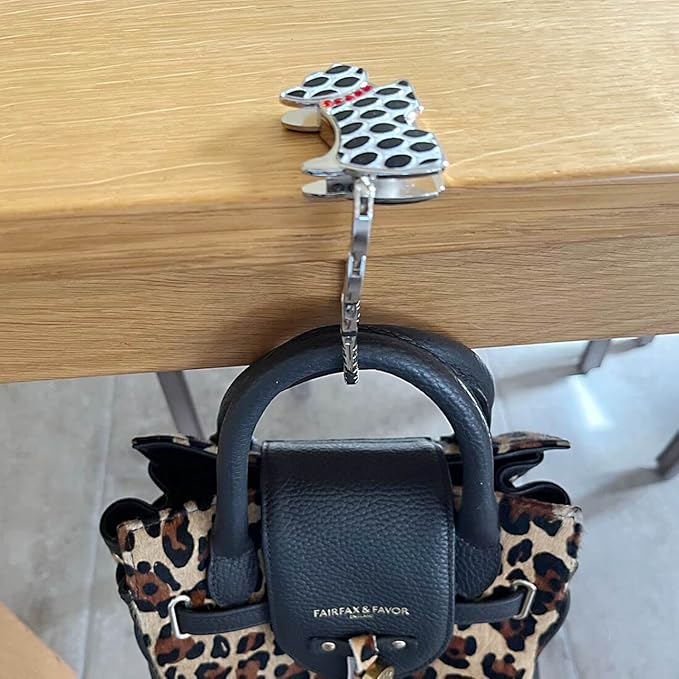 KSMD Purse Hooks for Table and Bars,Portable Purse Hanger Organizers Hooks Handbag Holder Pocketbook Holder Bag Storage for Desk Bag Hook,Foldable Folding Table Hook Hanger