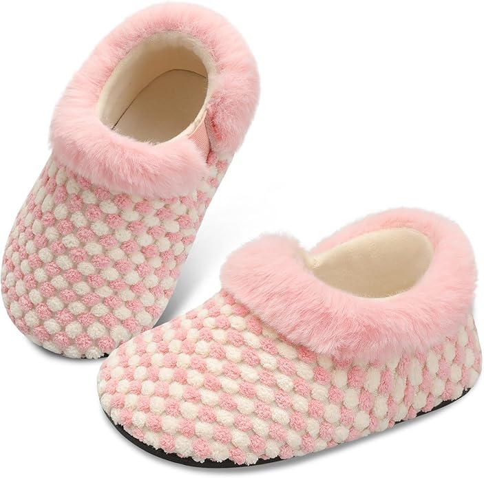 Centipede Demon Toddler Slippers for Boys Girls Slip on Kids Baby Toddlers House Shoes Lightweight Barefoot Furry Sock Shoes Indoor Outdoor Warm Walking Shoes