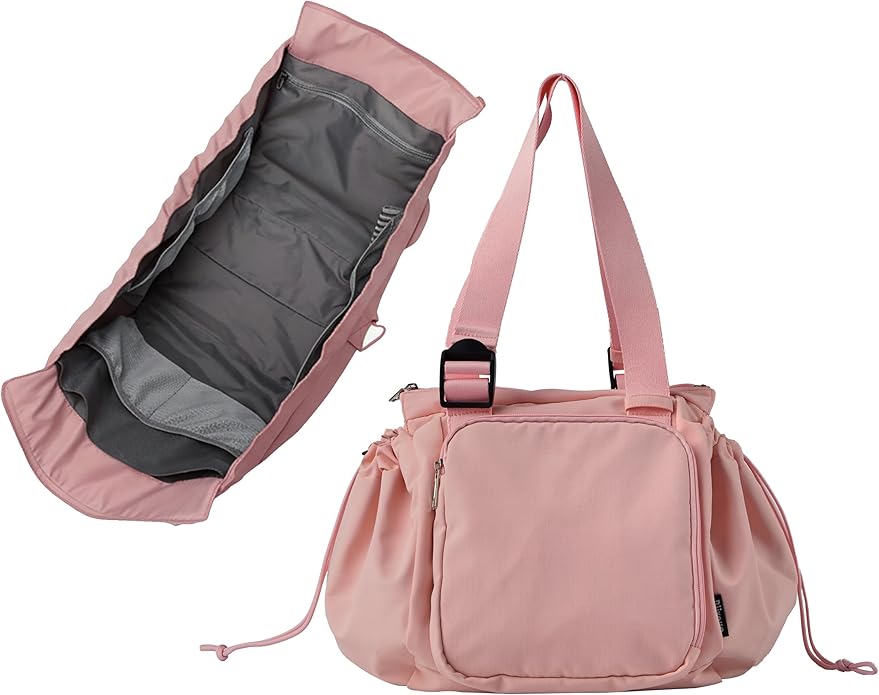 Everyday Bag Tote for Women, Spacious Diaper Bag with 16 Pockets, Durable Travel Bag, Sleek Work Shoulder Bag | 16 Pockets Org, Lay-Flat Design, 3-in-1 Versatility, Work & Travel Tote, Water-Resistant, Lightweight