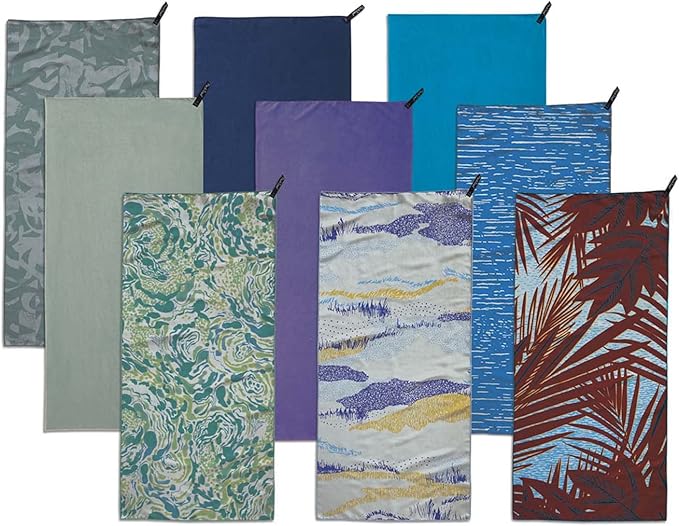 PackTowl Personal Ultralight Microfiber Camping and Travel Towel, Lake, Hand