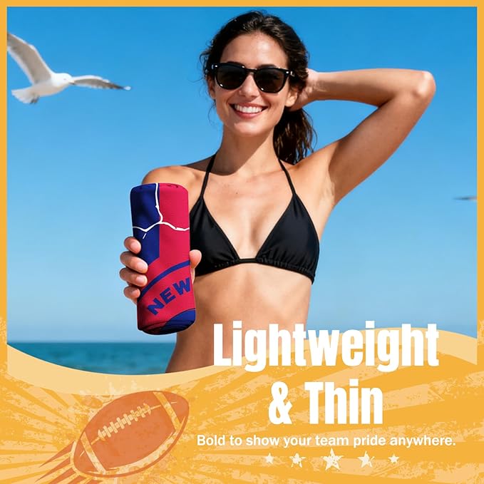 Football Fan Thin Lightweight Microfiber Beach Towel New York Themed Oversized Towels Men Women Giants Team Dad Husband Guy Him Christmas Xmas Father Day Novelty Prank Hilarious Naughty