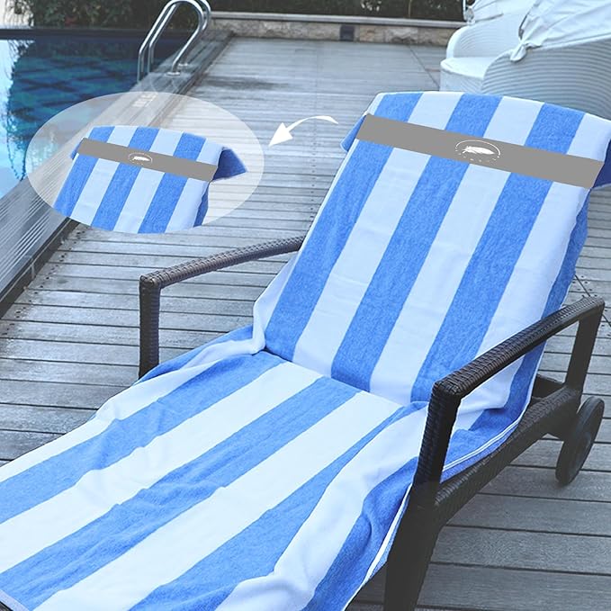 Towel Bands (6 Pack) - Stretch Beach Towel Clips for Beach Cruise Pool Chairs, Lounge Towel Holder Elastic, Cruise Ship Essentials(6 Mix)