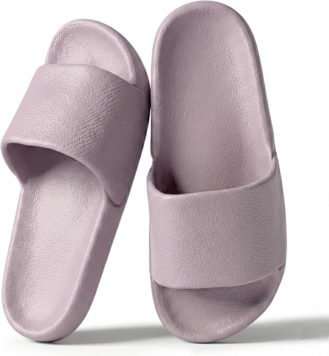 Shower Shoes for Women & Men - Non-Slip House Slippers - Cloud Comfort Slides - Quick-Dry, Arch Support - Perfect for Bathroom, Beach, Pool, Travel