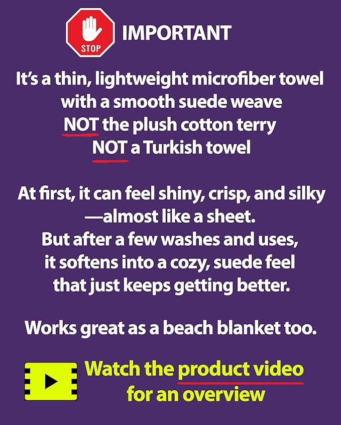 Microfiber Beach Towel Oversized 71X32" Thin, Lightweight, Quick Dry Towel, Sand Free, High Absorbent, Compact, Pool, Swim, Gym, Camping, Cruise, Picnic, Travel Towel, Beach Blanket, Carry Bag, Boho