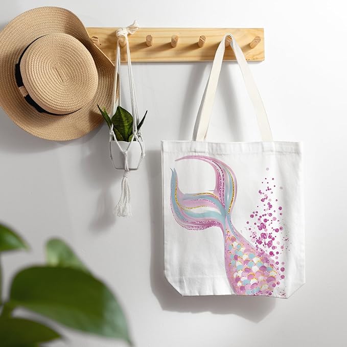 FBB Ocaen Beachy Ocean Sea Fish Reusable Grocery Shopping Bag