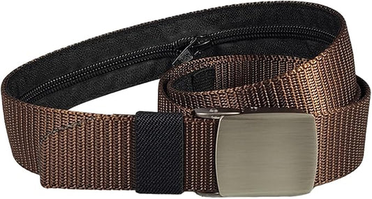 Money Waist Belt, Hidden Travel Pouch, Security Wallet with Blocking, Adjustable Strap for Documents Currency Tickets, Travel Gear, Anti Theft Belt for International Trips