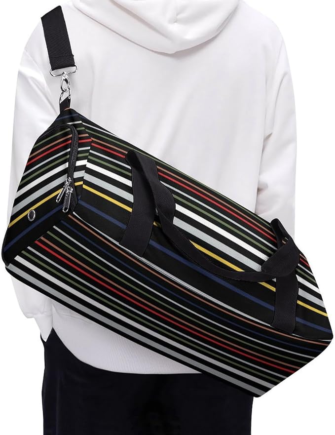 Gym Bag for Men & Women with Shoe Compartment Duffle Bag for Travel Sports Weekender Fitness Overnight