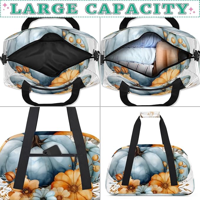 Blue Pumpkin Kids-Duffel-Bags Gymnastics Dance Bag Carry-On Overnight Travel Gym Lightweight Dance Sports Bags For Girls Boys Kids，