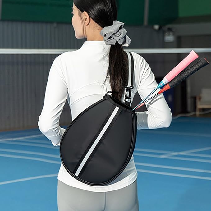 Pickleballs Toted Bag for Women Men with Paddle Cover Pocket Adjustable Shoulder Strap Duffle Large Sports Gym Bags Duffle for Travel