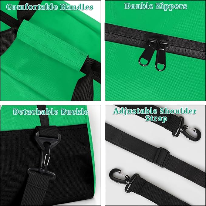Custom Name Gym Duffel for Kids,Personalized Sports Bag Lightweight Gym Bags for Boys & Girls,Fitness Travel Weekender for Travel, and Workout Green