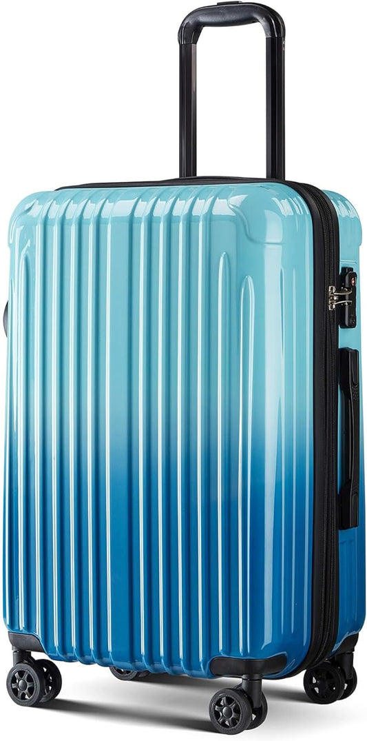 27 inch Luggage - Airline Approved Suitcases with Spinner Wheels, Built-In TSA Lock，Hard Shell Expandable Suitcases