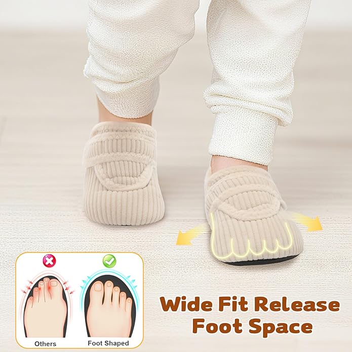 LeIsfIt Toddler Slippers Boys Girls House Shoes Soft Warm Kids House Slippers Slip on Cozy Bedroom Sock Shoes Non-slip Indoor Outdoor Slipper Shoe