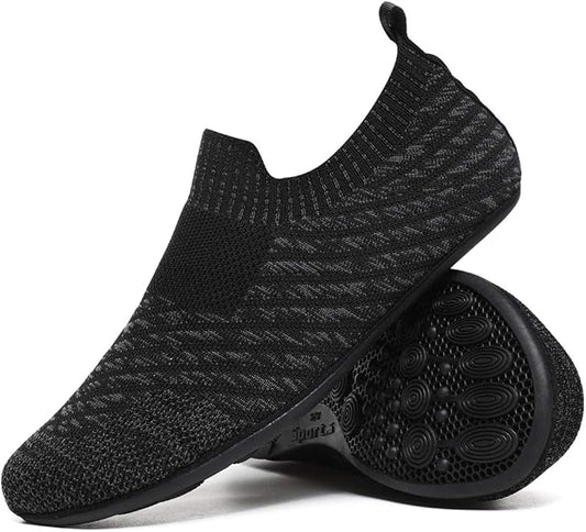 SLEVEL Lightweight Non Slip Travel Indoor Grip House Slipper Socks Unisex Adult Around The House Floor Home Shoes for Women Men