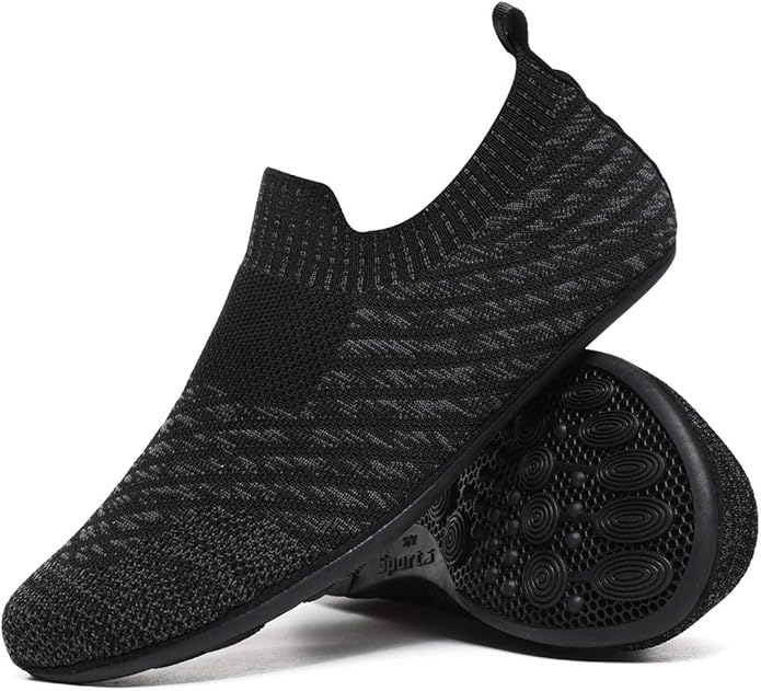 ditont Non-Slip Indoor House Slippers Lightweight Comfortable Grip House Home Shoes for Men Women