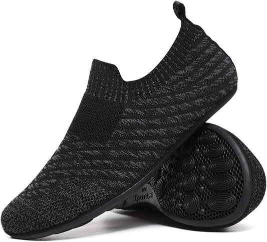 SLEVEL Lightweight Non Slip Travel Indoor Grip House Slipper Socks Unisex Adult Around The House Floor Home Shoes for Women Men