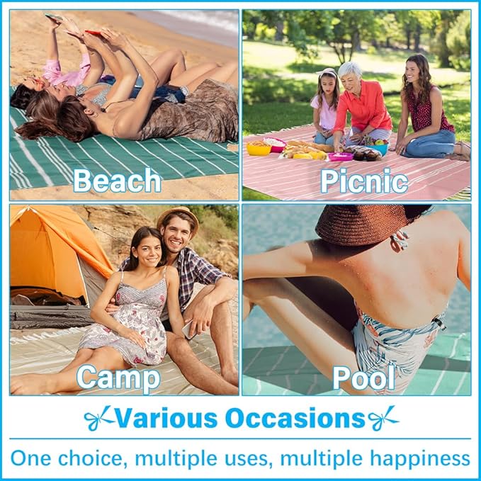 Oversized Turkish Beach Towel Blanket XXL Cotton Sandproof Towels Boho Woven Extra Large Big Sand Free Giant Throw Blankets Huge Quilt XL Picnic Camping Necessities Cloud for Adult Gifts