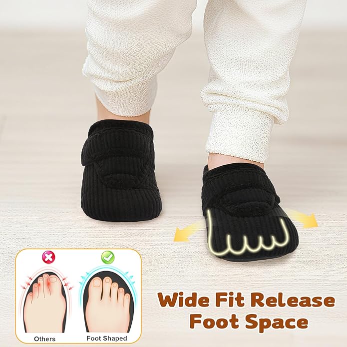 LeIsfIt Toddler Slippers Boys Girls House Shoes Soft Warm Kids House Slippers Slip on Cozy Bedroom Sock Shoes Non-slip Indoor Outdoor Slipper Shoe