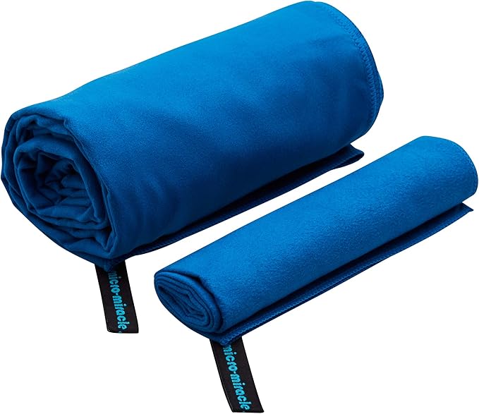 2-Pack Microfiber Towel - XXL Travel Quick Dry and Extra Soft Microfiber Towels, Lightweight and Compact for Gym, Swim Practice, Travel, Backpacking, Camping, RV, Beach, Camping