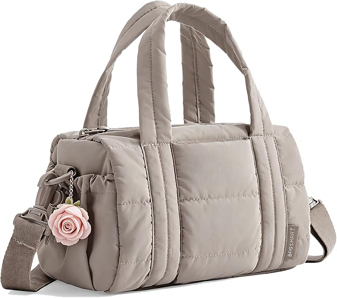 BAGSMART Reiki Gym Bag for Women, Mini/Medium Crossbody Bags for Women, 5L Dance Bag with Detachable Strap, 15L Yoga Mate Bag with Wet & Dry Pocket