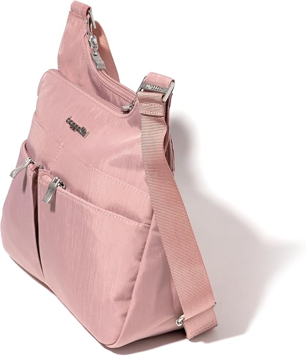 Baggallini Crossbody Travel Bag 11x8.5 Lightweight Water-resistant Nylon Handbag