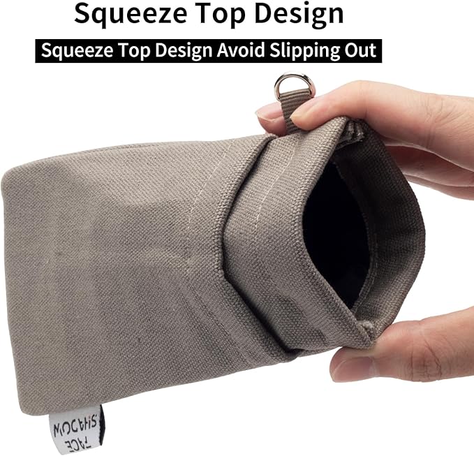 Face Shadow Double Glasses Case Soft Eyeglass Case For Women Men Squeeze Top Sunglasses Case With Cleaning Cloth