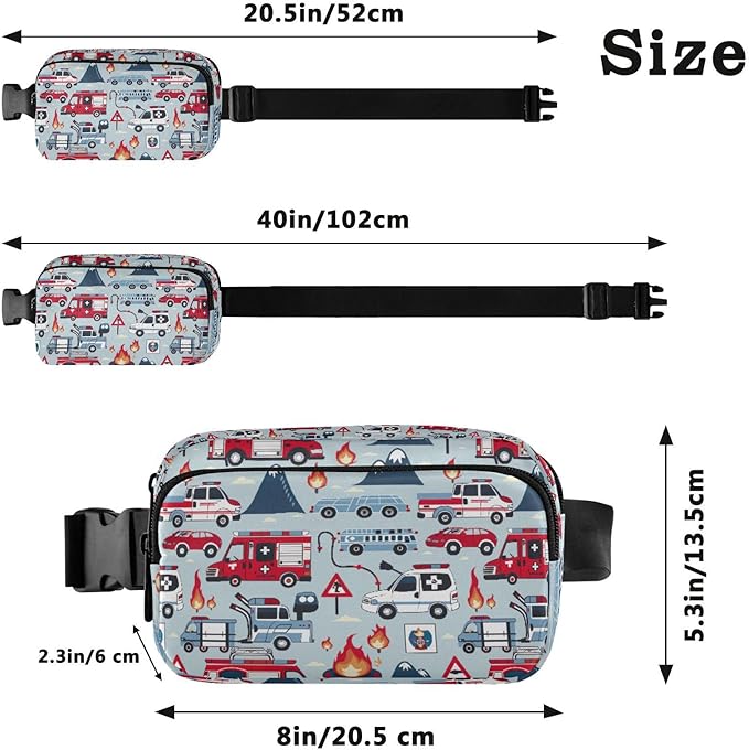Kawaii Planets Stars Universe Fanny Pack for Women Men Water Resistant Fashion Waist Packs with Adjustable Strap Belt Bag for Travel Workout Jogging Hiking 21219352