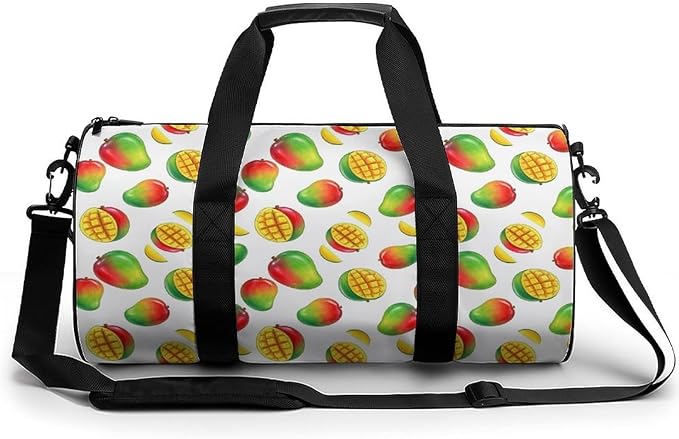 Workout Lightweight Duffel Bags Mango Art Basketball Football Weekender Bag Foldable Gym Travel Bags for Men Women