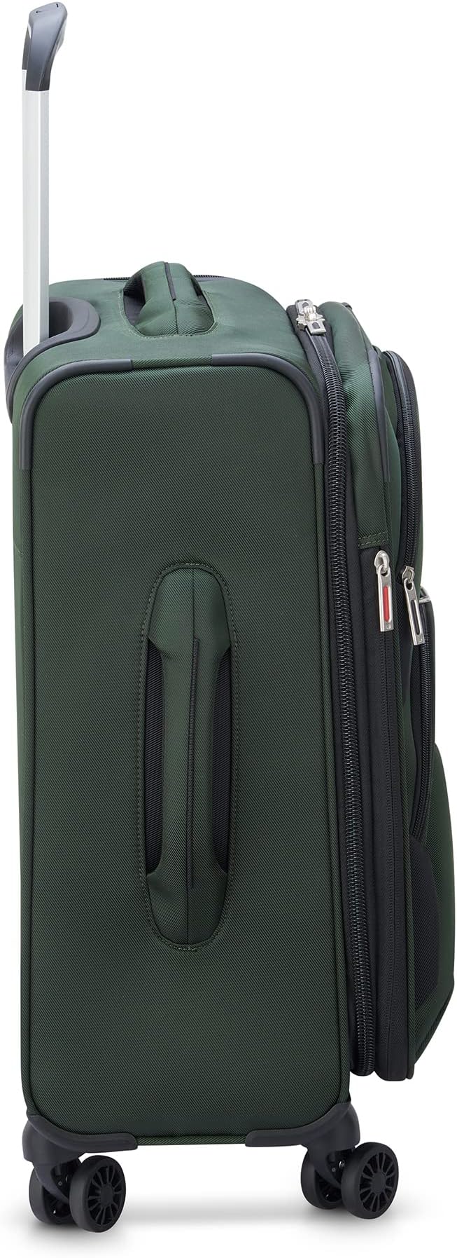 DELSEY PARIS Sky Max 2.0 Softside Expandable Luggage with Spinner Wheels, Green, 2-Piece Set (21/24)
