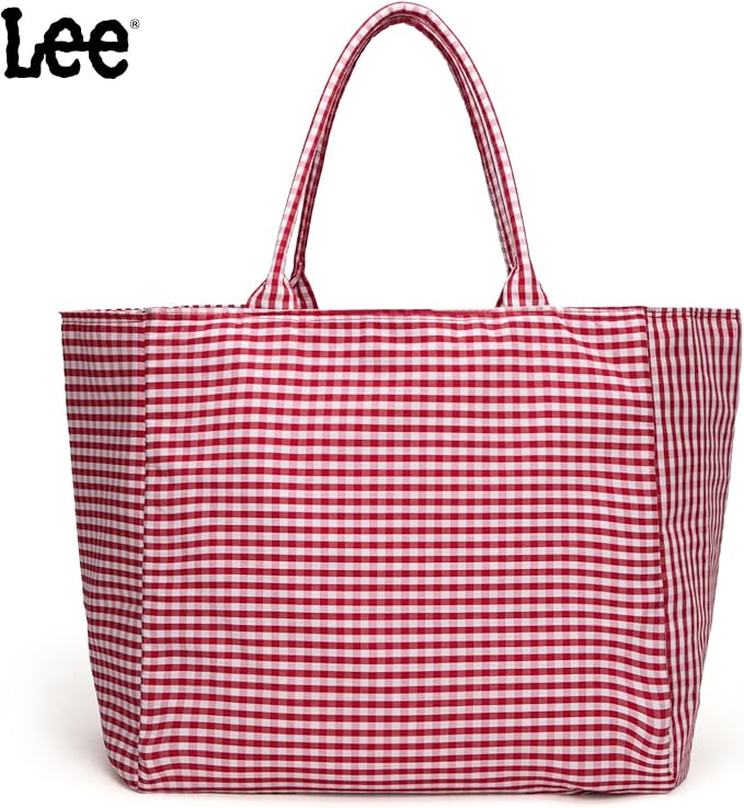Montana West x Lee Extra Large Soft Cotton Tote Bag for Women Thick Lightweight Shoulder Bag Reusable Grocery Bag