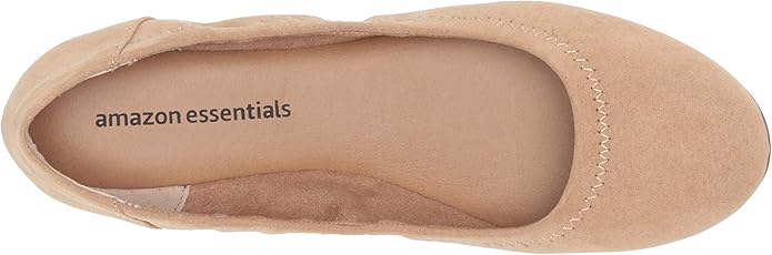 Amazon Essentials Women's Belice Comfortable Slip-On Ballet Flats Shoes