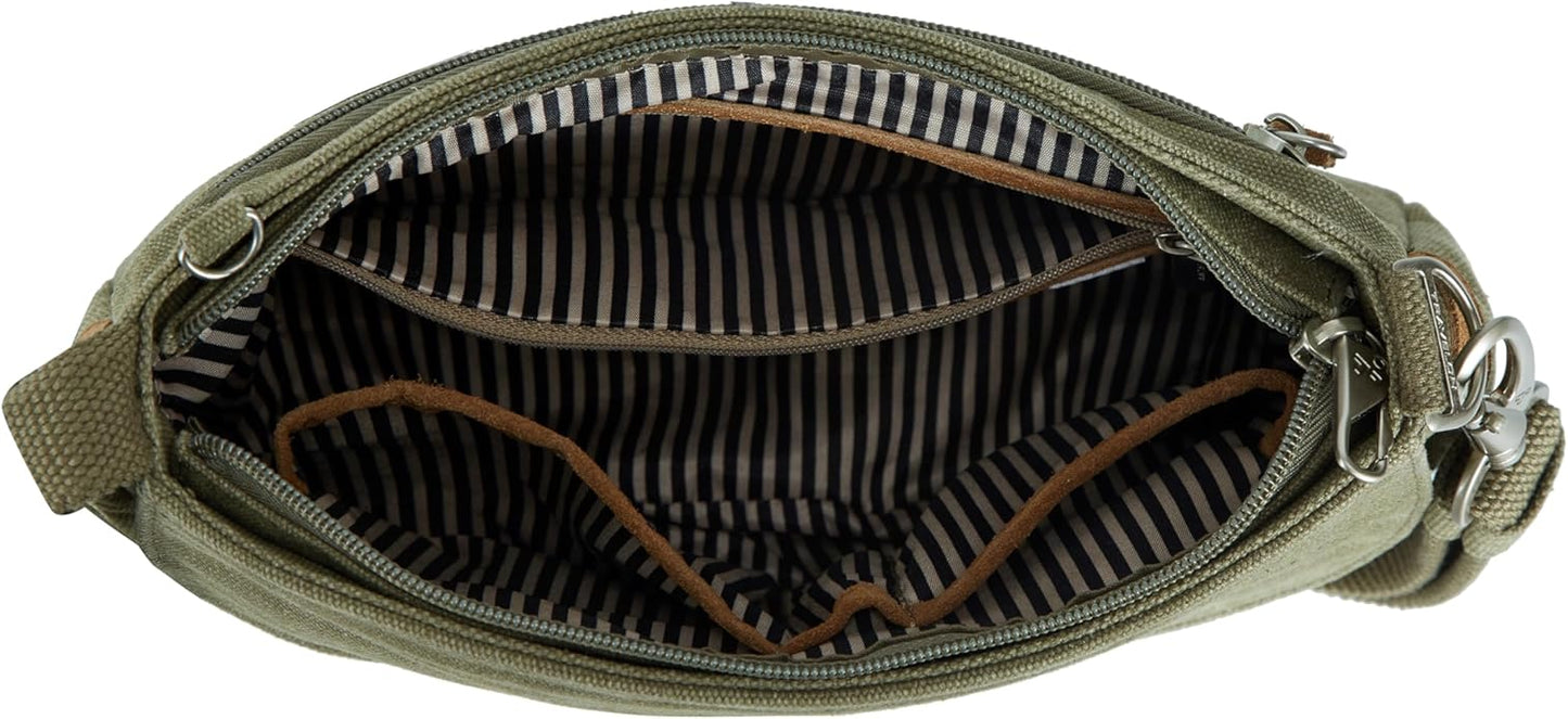Travelon Anti-Theft Heritage Saddle Crossbody | Anti-Theft