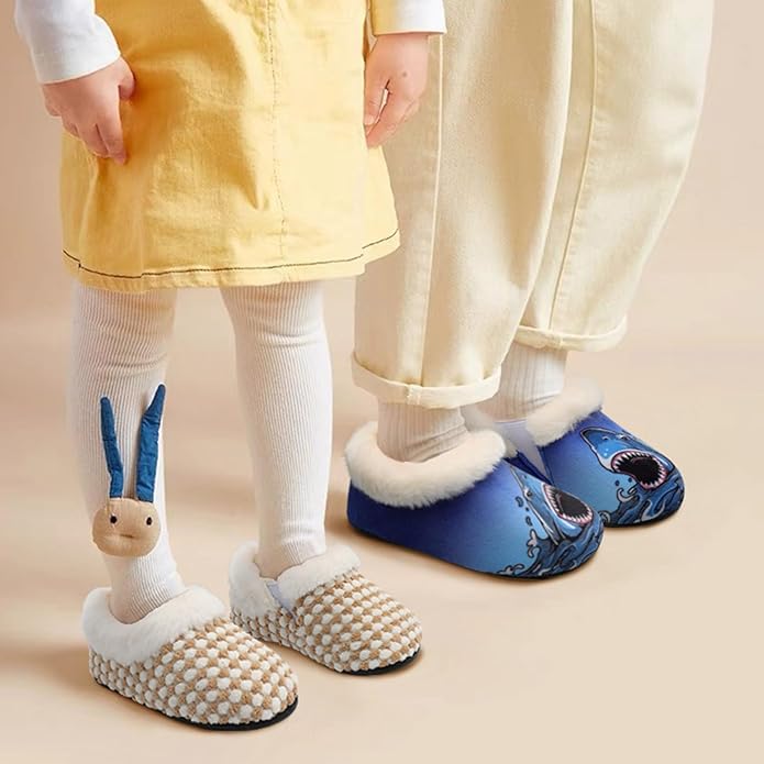 Centipede Demon Toddler Slippers for Boys Girls Slip on Kids Baby Toddlers House Shoes Lightweight Barefoot Furry Sock Shoes Indoor Outdoor Warm Walking Shoes
