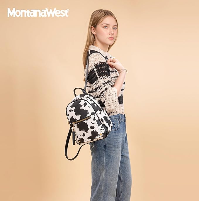 Montana West Mini Backpack Purse for Women Anti Theft Backpacks with Secured Zipper and Tassel