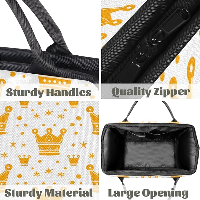 Golden Crown Overnight Weekender Bag for Women Men Travel Duffel Bags Waterproof Luggage Carry on Sports Yoga Gym Bag