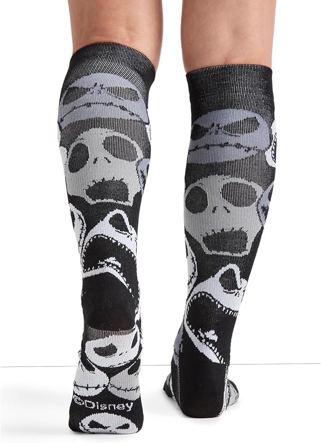 Cherokee Women's 10-15mmHg Compression Socks – Fun Print Knee Highs with Light Support, Soft Feel - PRINTSUPPORT