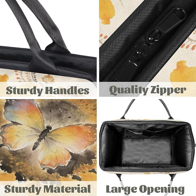 Travel Gym Carrying Bag - Boho Watercolor Sunflower Overnight Weekender Bag for Women Men Girls - Shoulder Large Capacity Tote Bag for Travel, Yoga, School,Mommy Hospital Bag for Labor and Delivery
