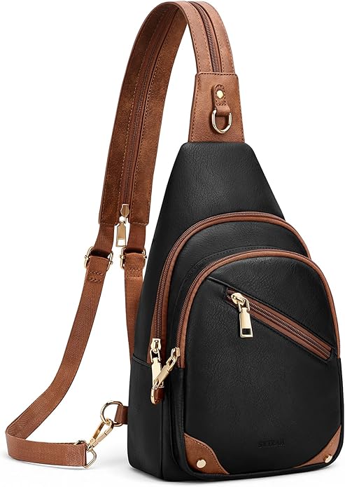 Anti Theft Sling Bag for Women, RFID Crossbody Purses Convertible Sling Backpack, Cross Body Purse Chest Bag