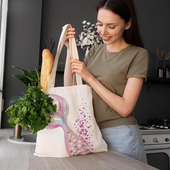 FBB Ocaen Beachy Ocean Sea Fish Reusable Grocery Shopping Bag