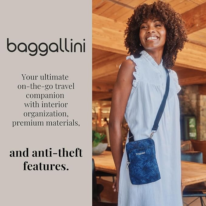 Baggallini Women's Securtex Anti-theft Activity Crossbody Bag