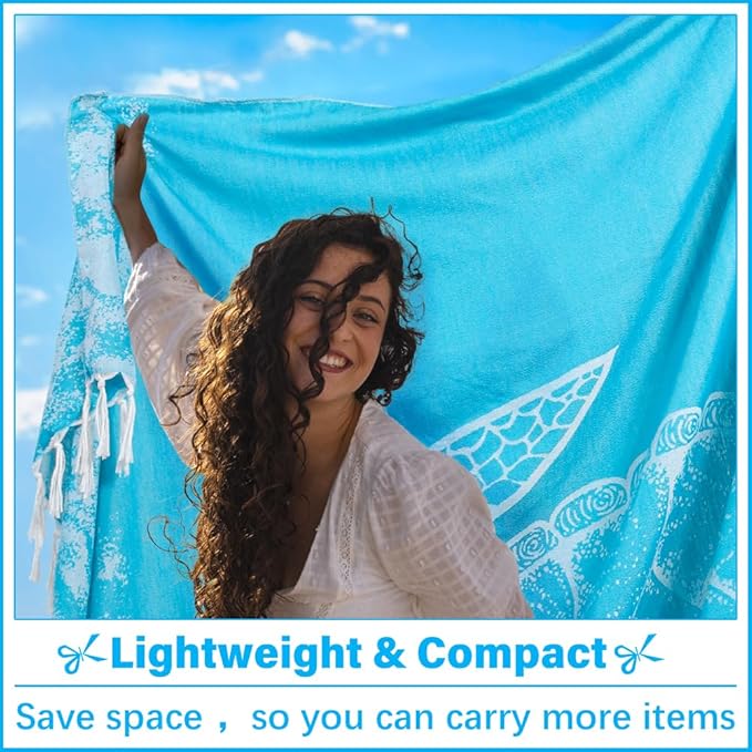 Oversized Turkish Beach Towel Blanket XXL Cotton Sandproof Towels Boho Woven Extra Large Big Sand Free Giant Throw Blankets Huge Quilt XL Picnic Camping Necessities Cloud for Adult Gifts
