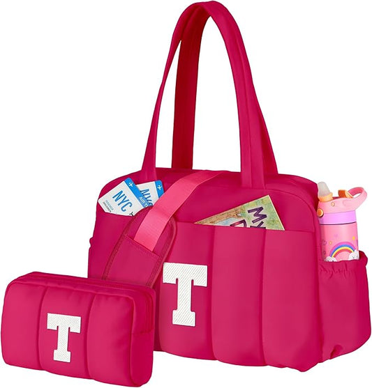 Gift for 10 Year Old Girl-Dance Bag, Kid Weekender Bags，Tween Girls Trendy Stuff-Girl Overnight Bag with Wet Pocket，Lightweight Travel Tote Personalized Cheer Bags with Makeup Pouch