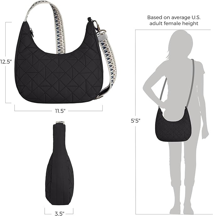 Travelon Anti-Theft Boho Slouchy Crossbody | Anti-Theft