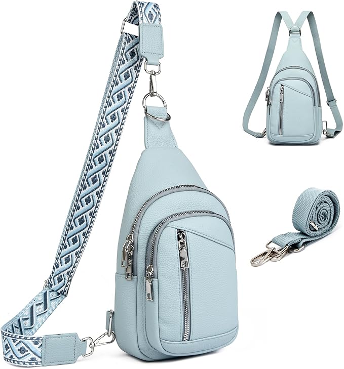 MYHOZEE Small Diaper Bag Crossbody Sling Purse for Women - 2 in 1 Leather Backpack with 2 Straps for Short Trips Work Daily | Mini diaper bag, Instant Wipes pocket, Adjustable Straps, Credit card slot, Moms and dads, Reusable Wipe pouchs