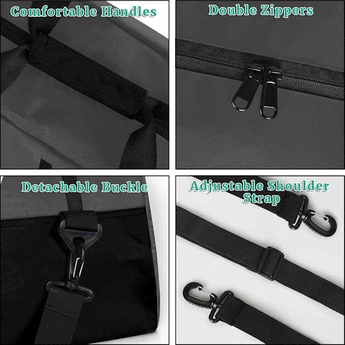 Personalize-Kids-Sports-Duffel-Bags With Custom Name Text Carry-On Overnight Travel Gym Lightweight Dance Pattern Sports Bags For Girls Boys Kids,Grey