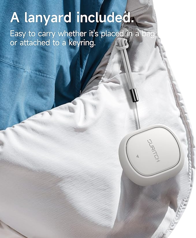 SURITCH Case for Loop Earplugs, Portable Storage Container for Earplugs & Accessories, White