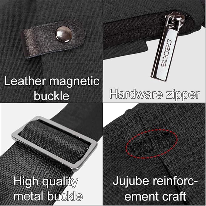 Lightweight Sling Bag, Anti Theft Crossbody Bags for Women Men Casual Shoulder Crossbody Sport Travel Hiking Bag