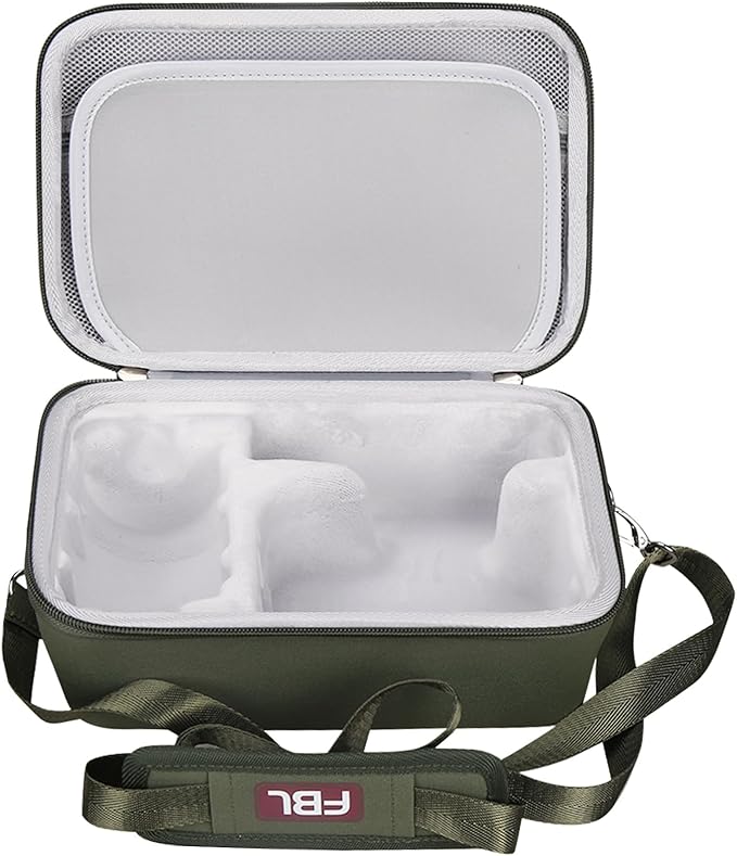FBLFOBELI EVA Travel Storage Case for Canon EOS Rebel T7 / T8i / T5 / R50 / R100 DSLR Camera with 18-55mm Lens, Camera Protective Waterproof Carrying Bag (Case Only) (Army Green)