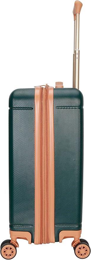Dockers Hooper Hardside Expandable 8-Wheel Spinner Travel Checked Luggage, 3-Piece Set, Ponderosa Pine