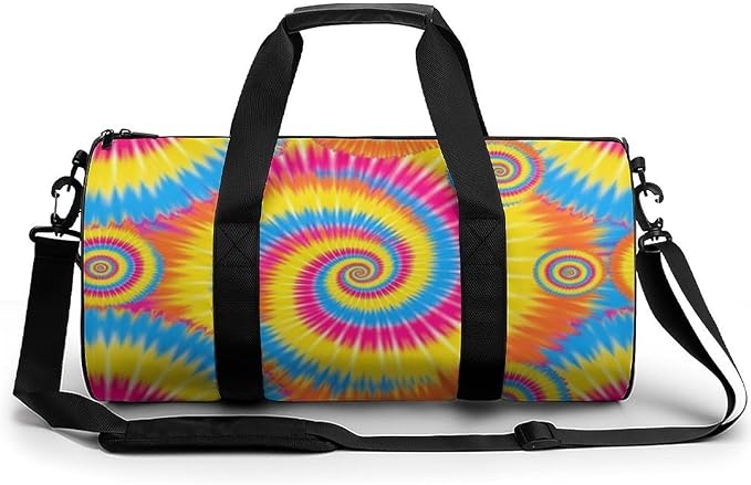 Gym Sports Travel Workout Bag Tie Dye (4) Dance Yoga Gymnastics Bag Basketball Football Weekender Bags for Men Women